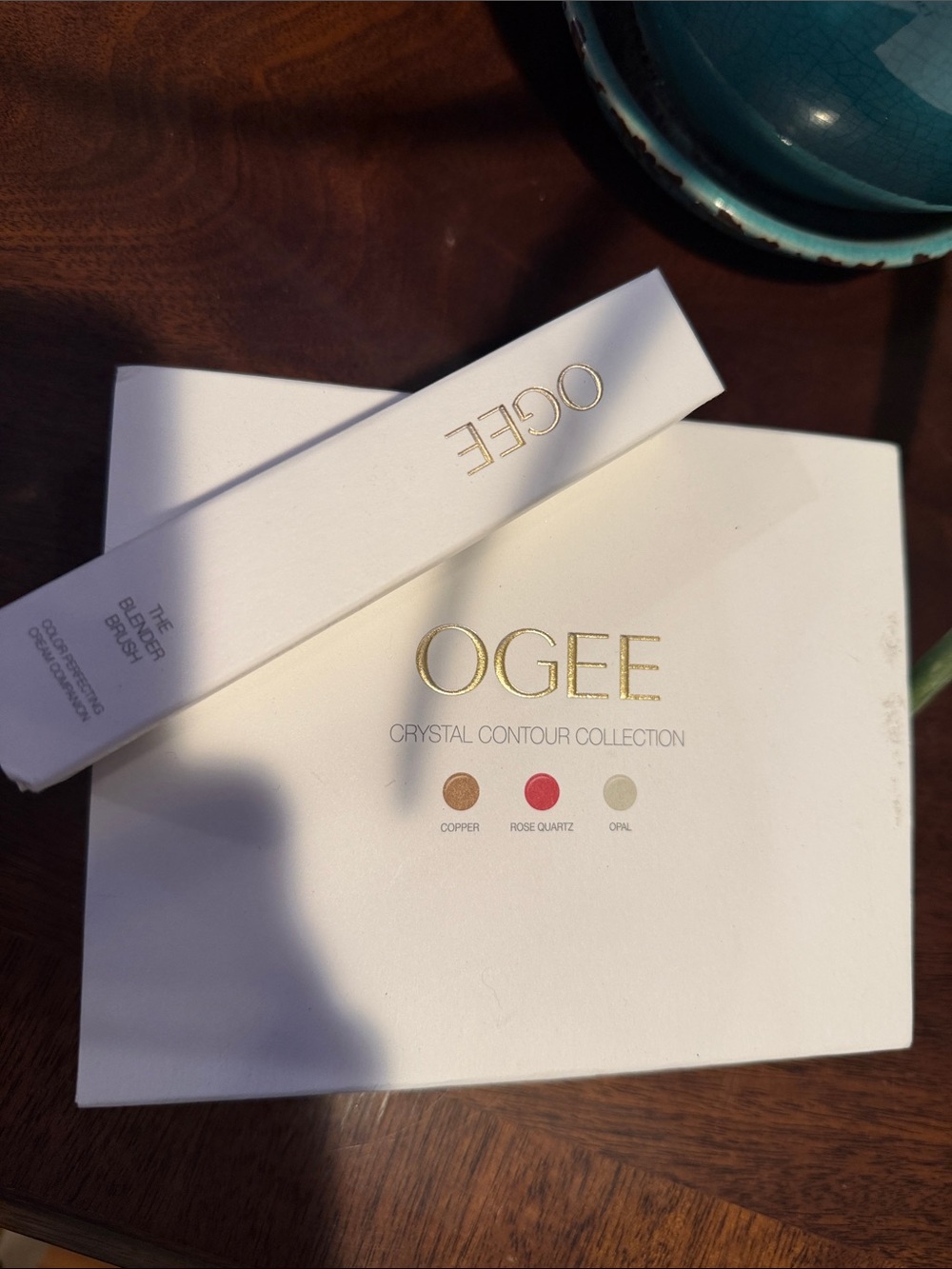 OGEE Crystal Contour Collection Palette - Copper, Rose Quartz, Opal